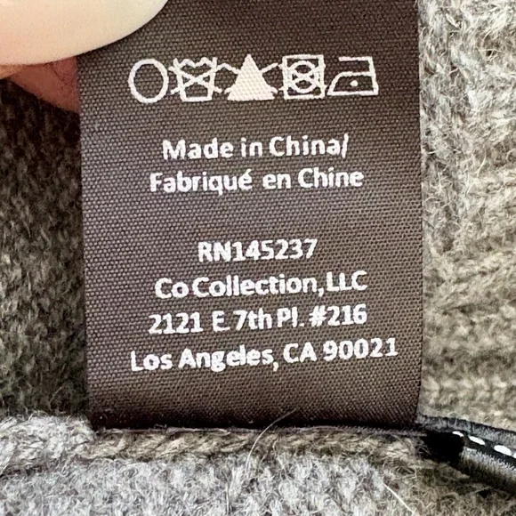 GOOP Co Collection Wool Cashmere Oversized Turtleneck Wide Sleeve Sweater XS - Picture 6 of 8